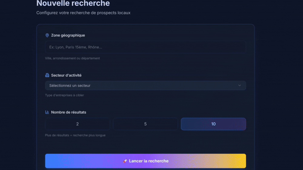 Demo LeadRum - Trouvez des clients qualifies en quelques clics