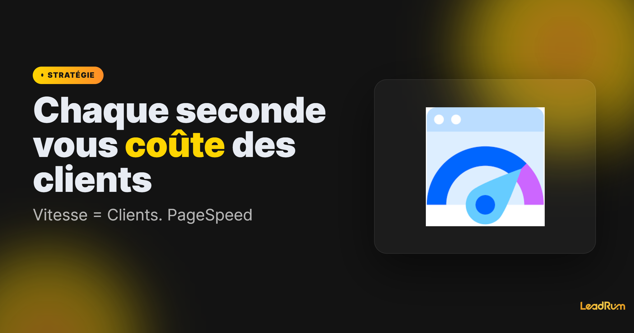 Boostez la vitesse de chargement de page avec Pagespeed Insights
